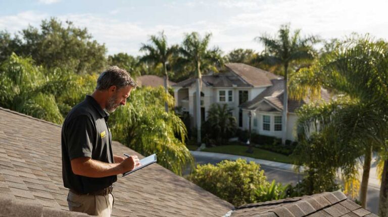 Florida wind mitigation inspection of a Central Florida home
