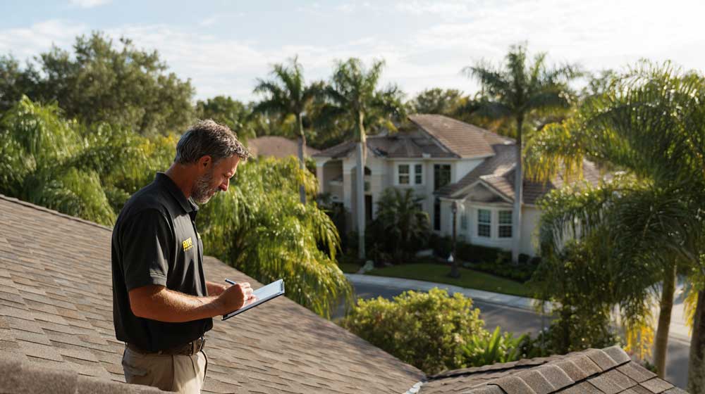 Florida wind mitigation inspection of a Central Florida home
