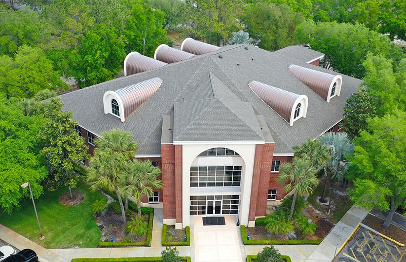 Insurance company office building roof replacement in Heathrow, FL